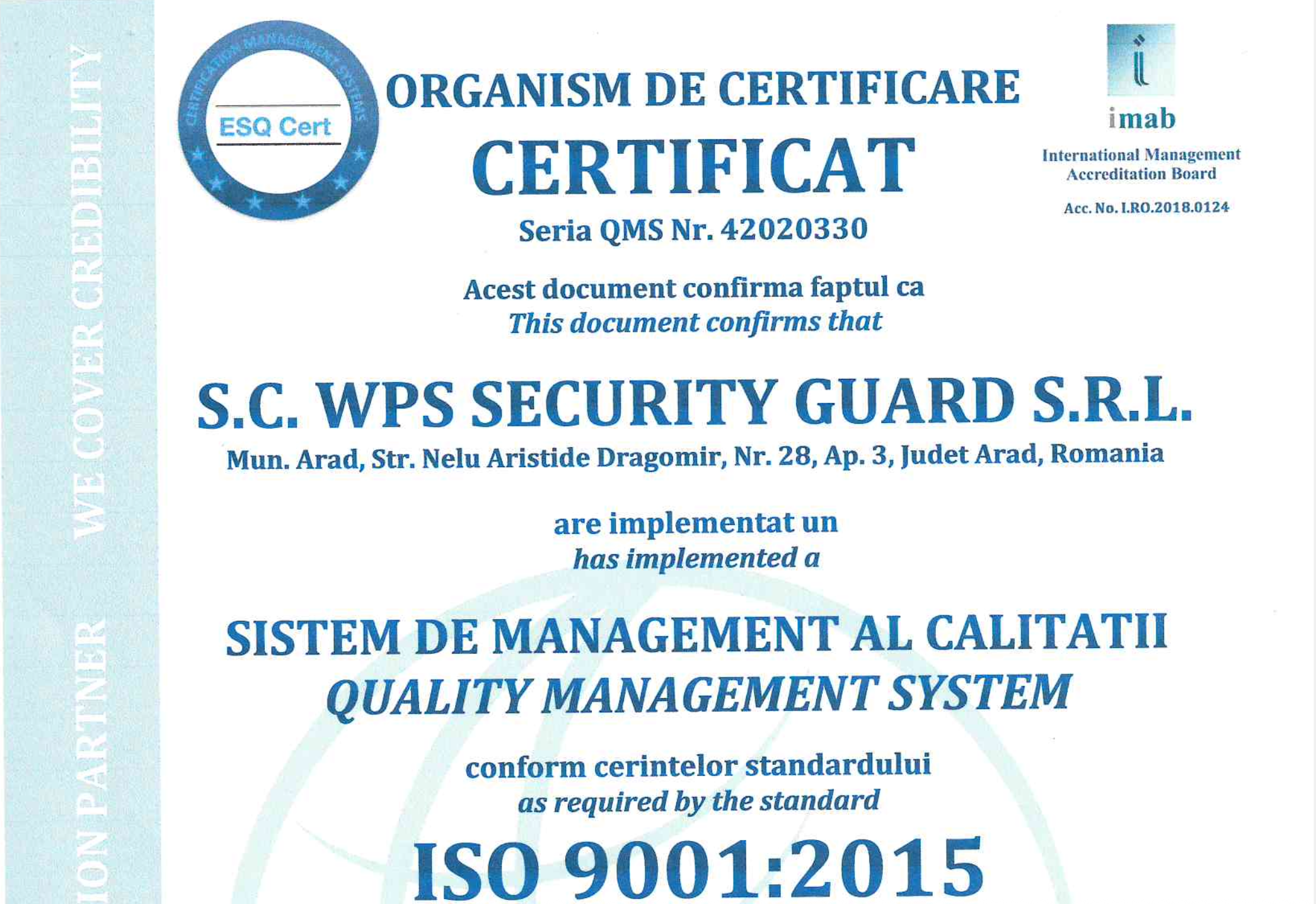 Sistem de management al calitatii
